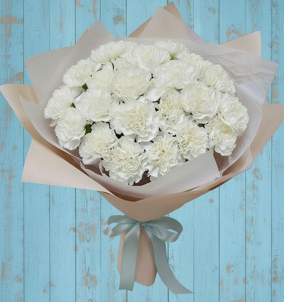 Букет цветов из: Гвоздики в Уруссу