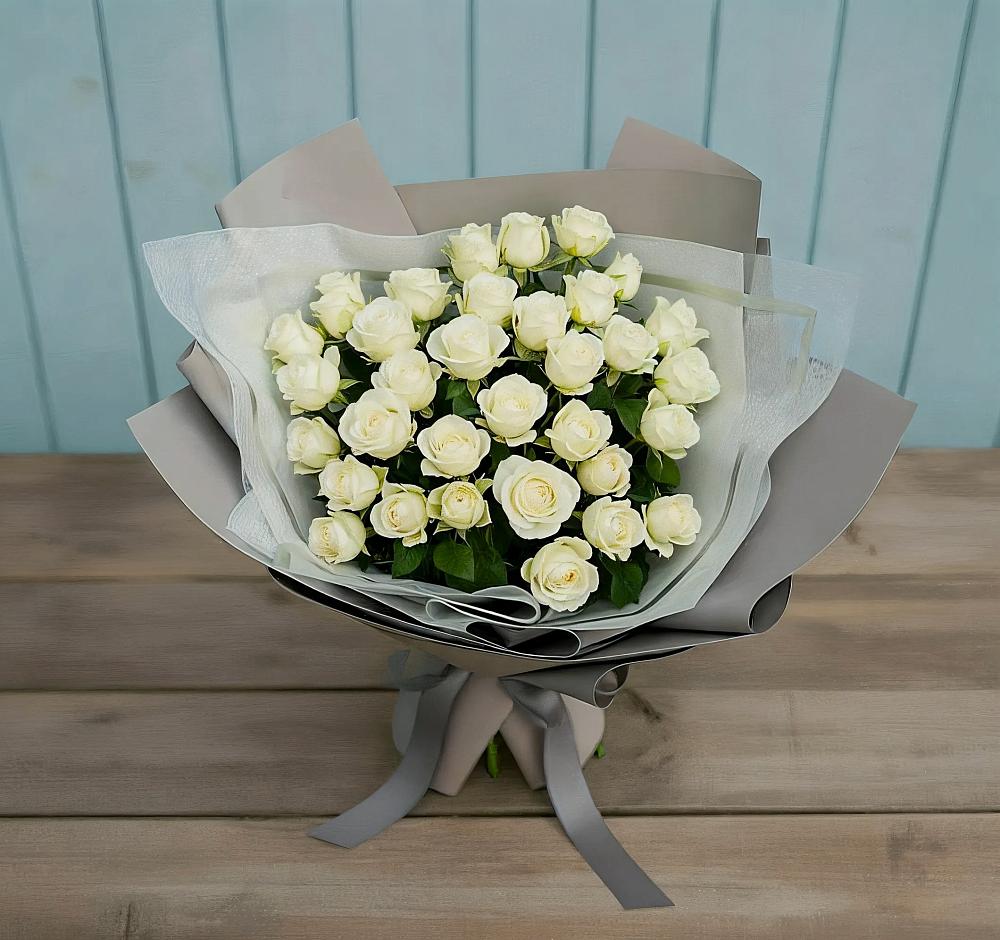 Букет Белоснежная нежность в Уруссу
