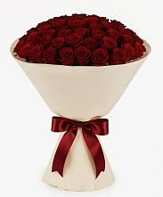 Букет 101 Бордовая роза Блэк Бакарра в Уруссу