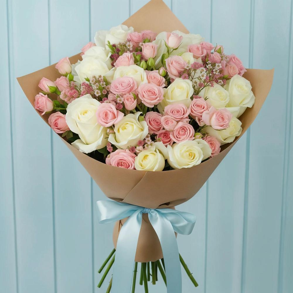 Букет цветов из: Розы в Уруссу