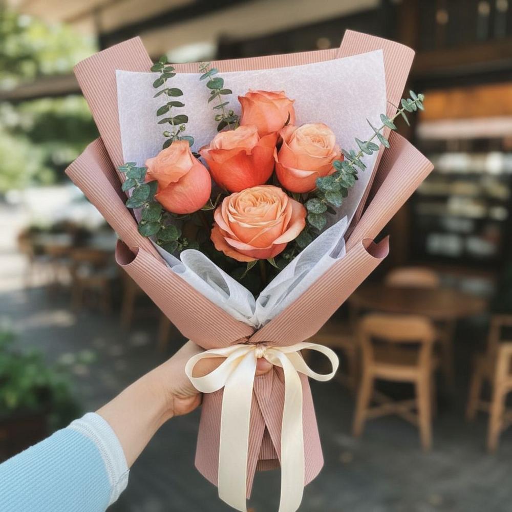 Букет цветов из: Розы в Уруссу