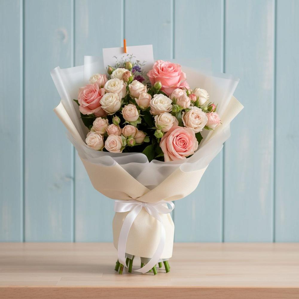 Букет цветов из: Розы в Уруссу