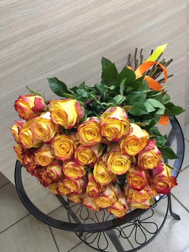 Букет Желтые розы в Уруссу