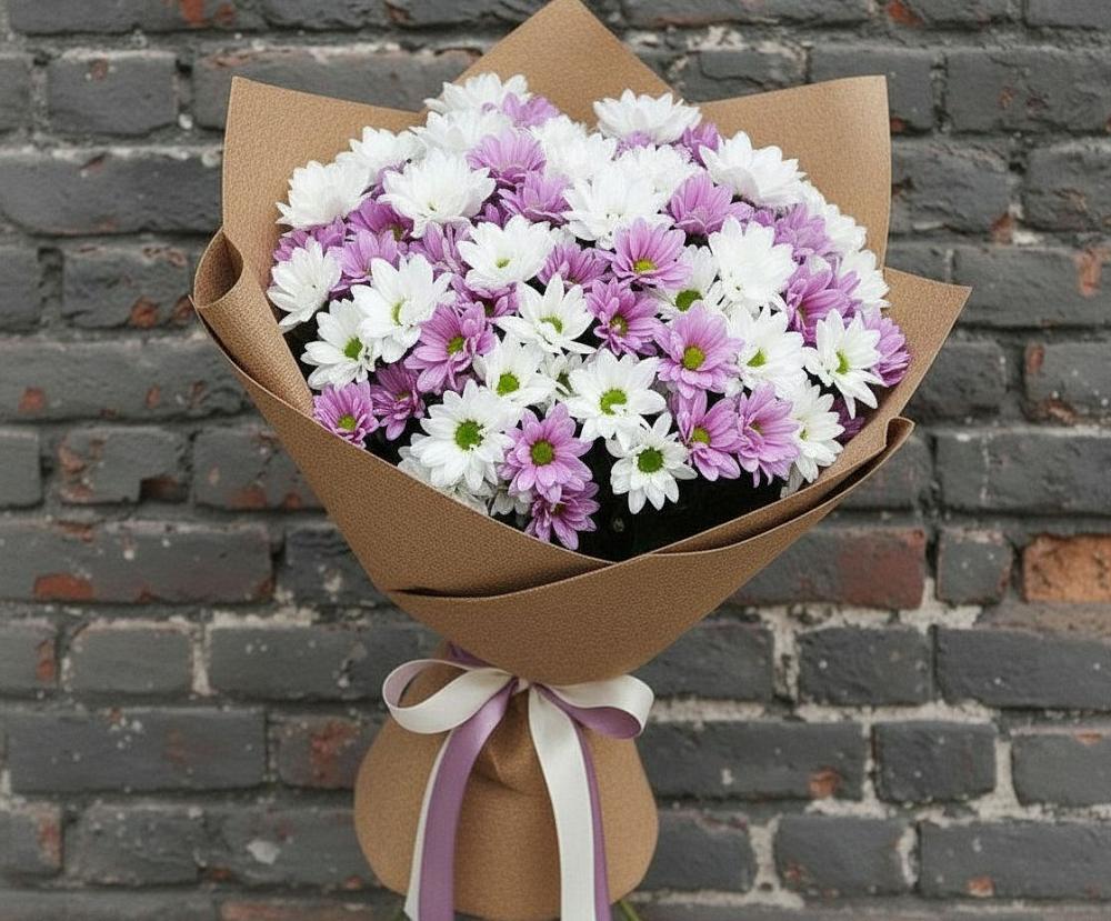 Букет цветов из: Хризантемы в Уруссу