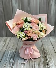 Букет цветов из:  Гвоздики, Розы и Хризантемы #REPLACE_PRED# Уруссу