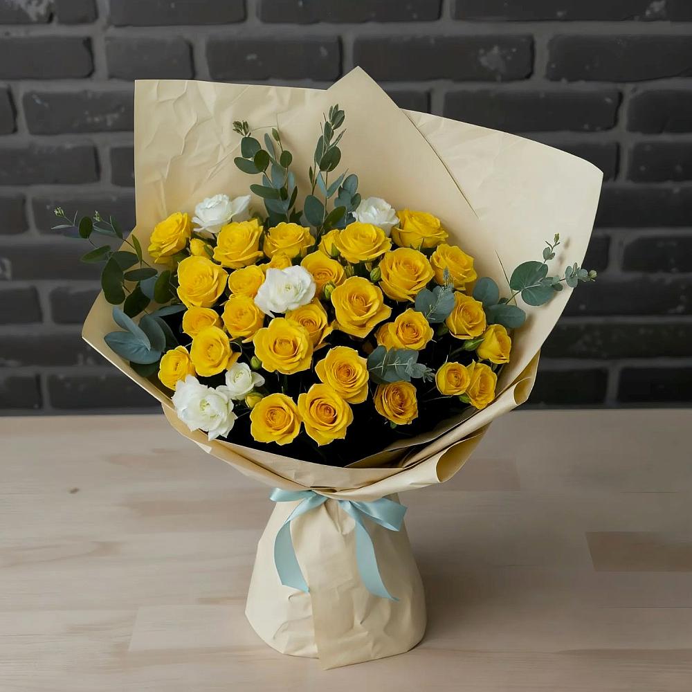 Букет цветов из: Розы в Уруссу