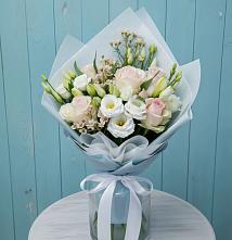 Букет цветов из:  Розы и Лизиантусы #REPLACE_PRED# Уруссу