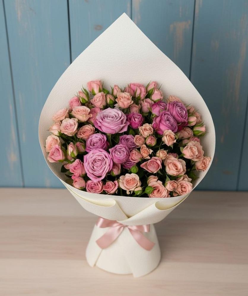 Букет цветов из: Розы в Уруссу
