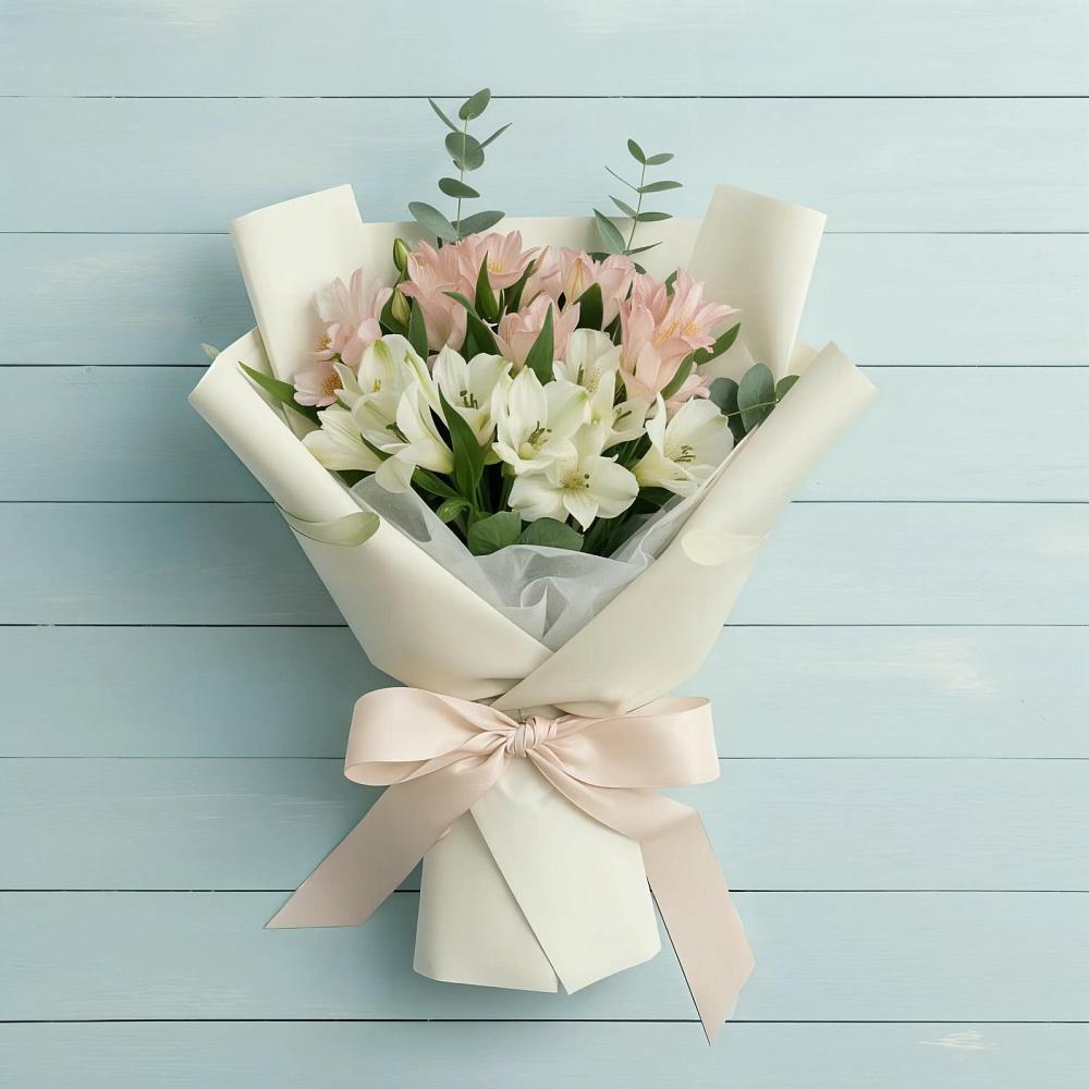 Букет цветов из: Альстромерии в Уруссу