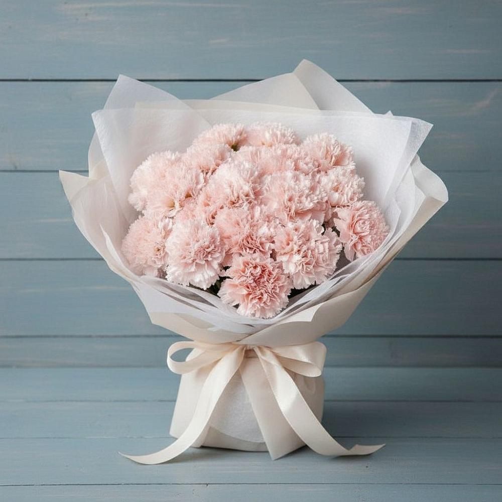 Букет цветов из: Гвоздики в Уруссу