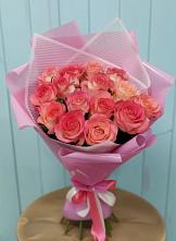 Букет 15 Розовых роз Равель #REPLACE_PRED# Уруссу
