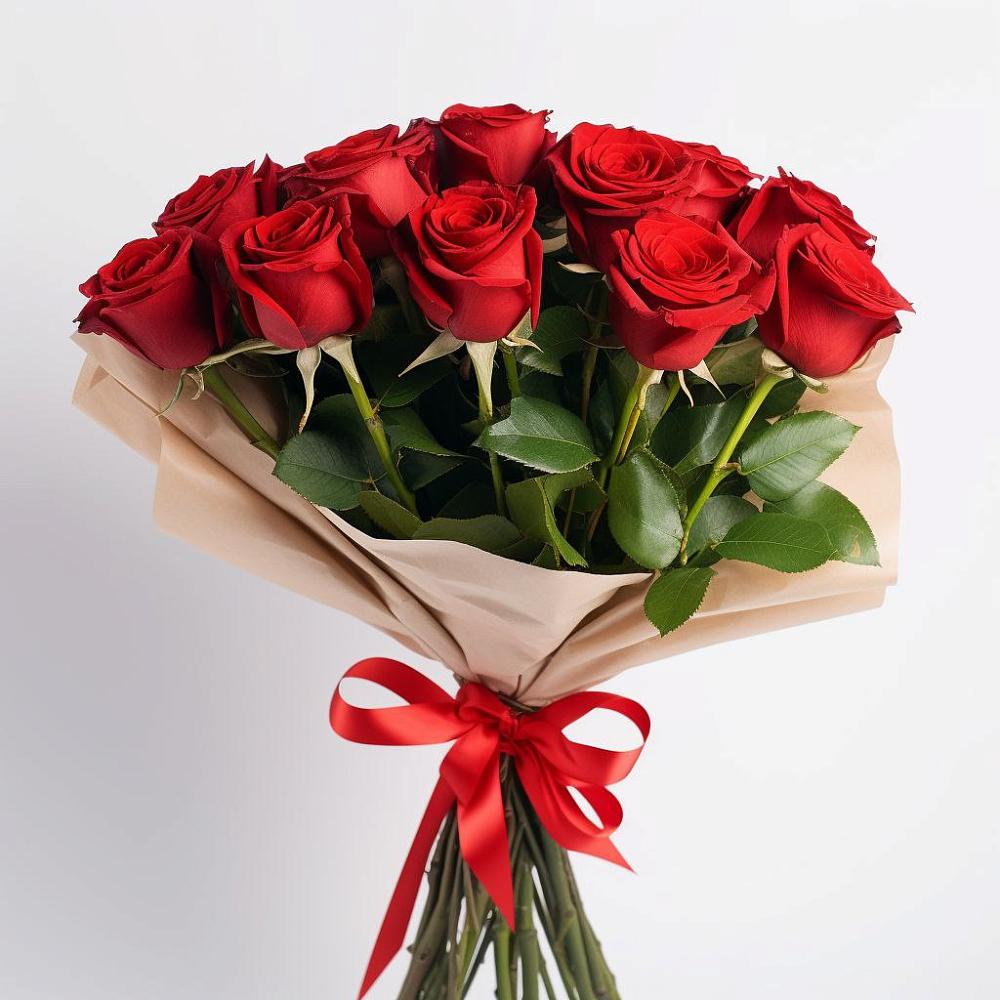 Букет 11 Красных роз Эдлесс Лав в Уруссу