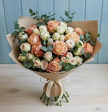 Букет цветов из:  Альстромерии и Розы #REPLACE_PRED# Уруссу